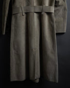 "LOUIS VUITTON" 00's Marc Jacobs period double-breasted suede coat