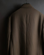 "MAISON MARGIELA" 13AW structured mid-length tailored coat