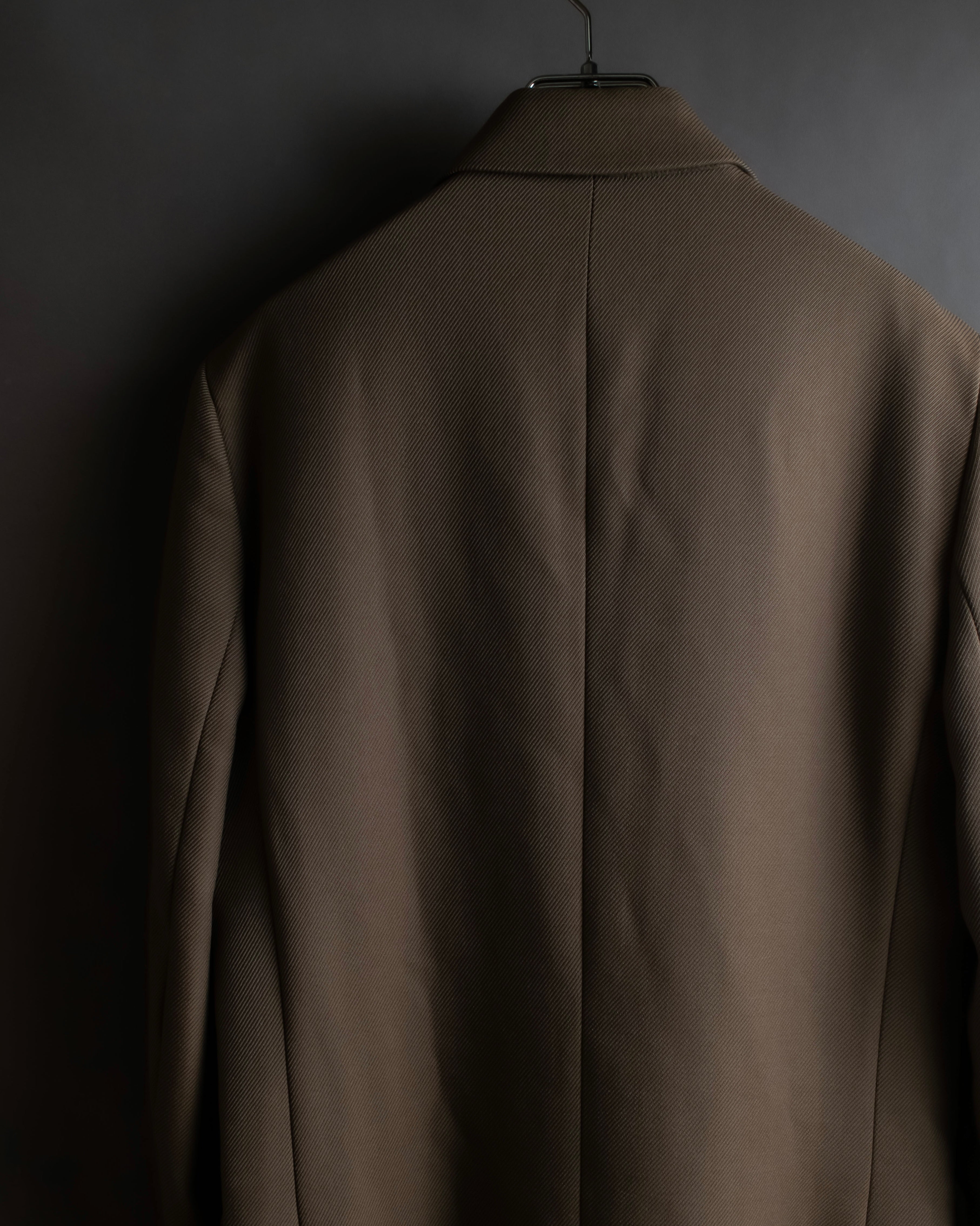 "MAISON MARGIELA" 13AW structured mid-length tailored coat