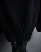 "FENDI" Raglan sleeves short length zip-up knit