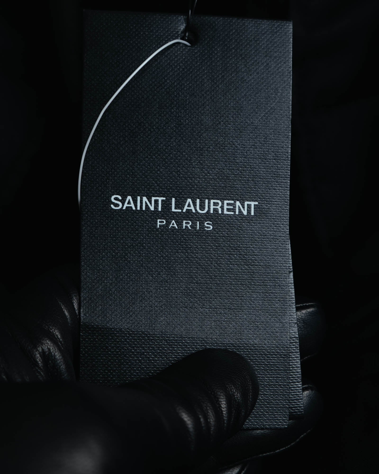 -SPECIAL- “SAINT LAURENT” 2016’s- lamé velvet tuxedo trousers
