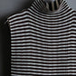 “ISSEY MIYAKE” pleats designed no sleeves high neck top