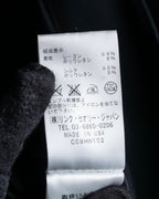 "HELMUT LANG" Zipper design sharp angle cutaway jacket