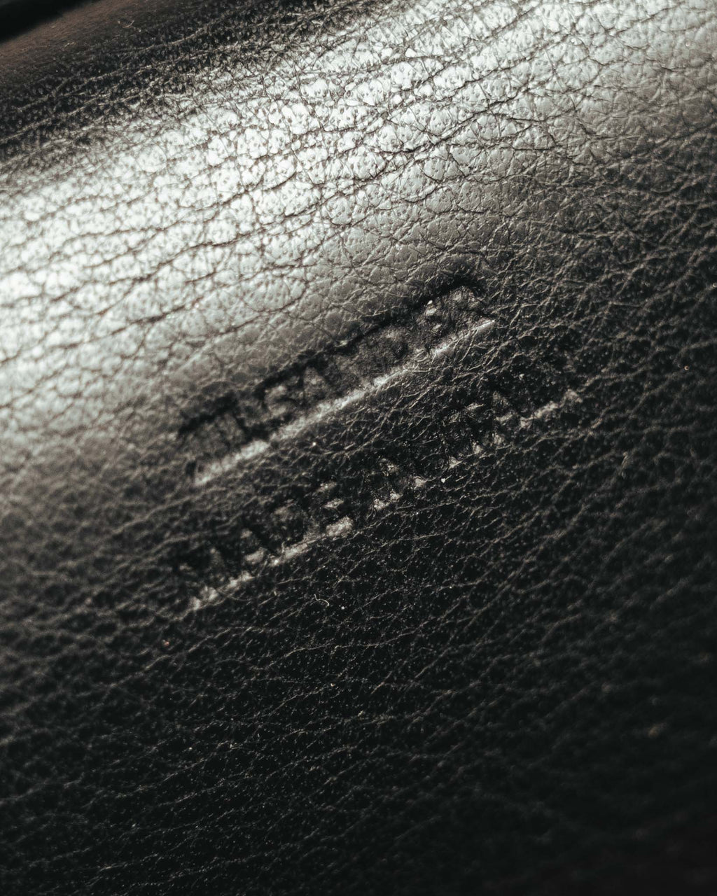 -SPECIAL- "JIL SANDER" 90's-00's Sculptural metal plate leather top handle handbag