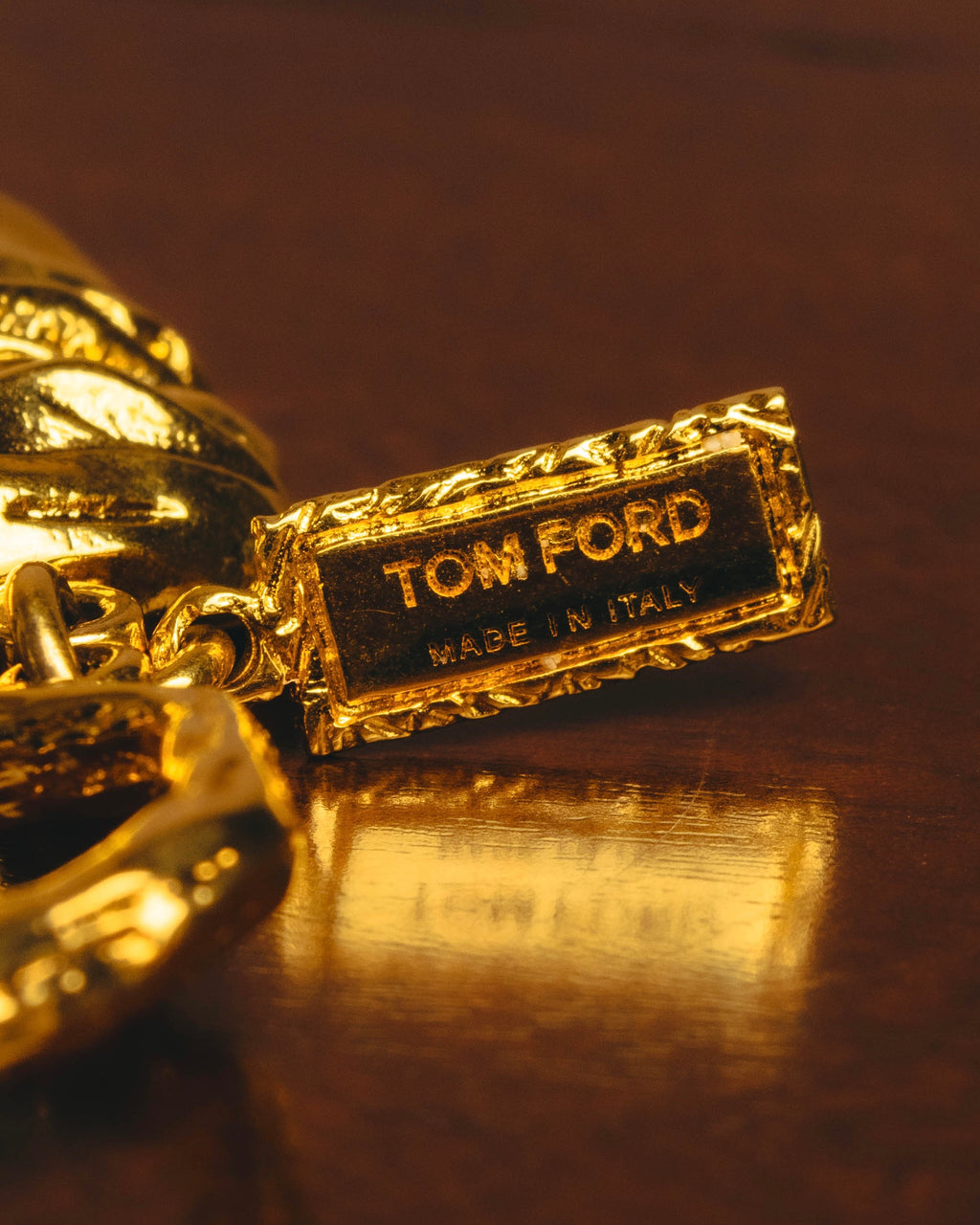 -SPECIAL- “TOM FORD” 2023-24 Moon nugget sculptural toggle bracelet