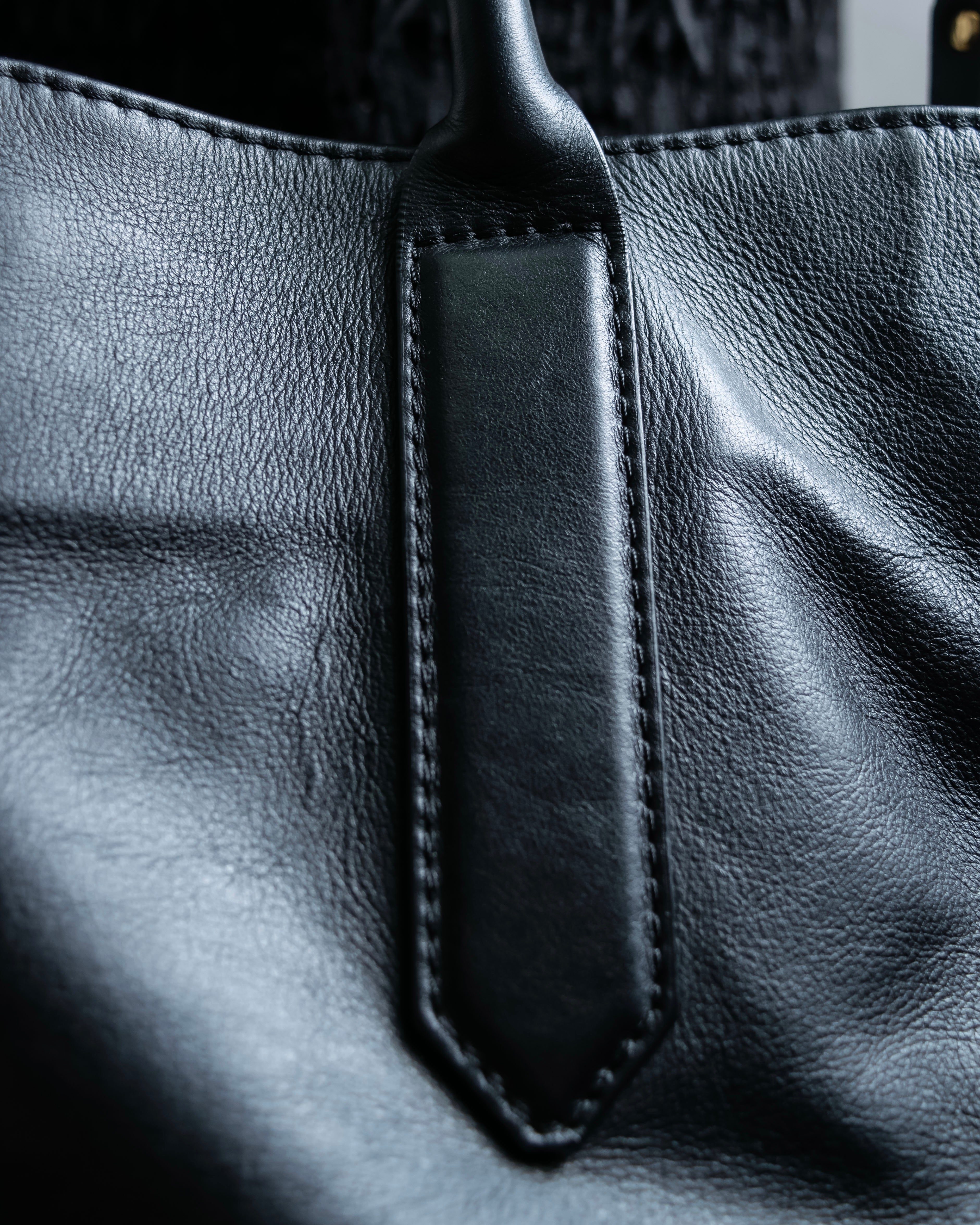 "GIANNI CHIARINI" High quality leather 2way shoulder bag