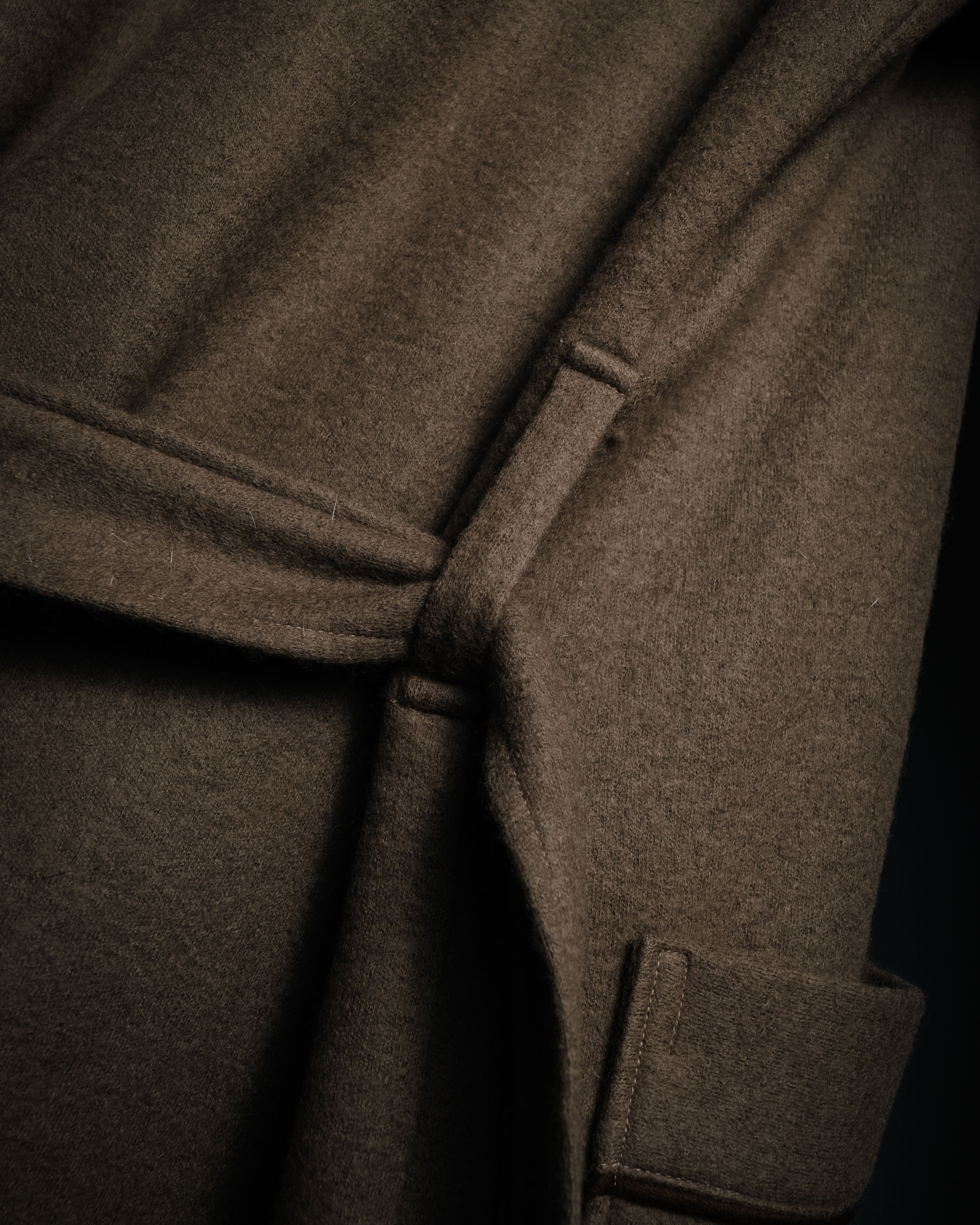 "CELINE" 70’s-80’s Archive sulky embroidered gown coat