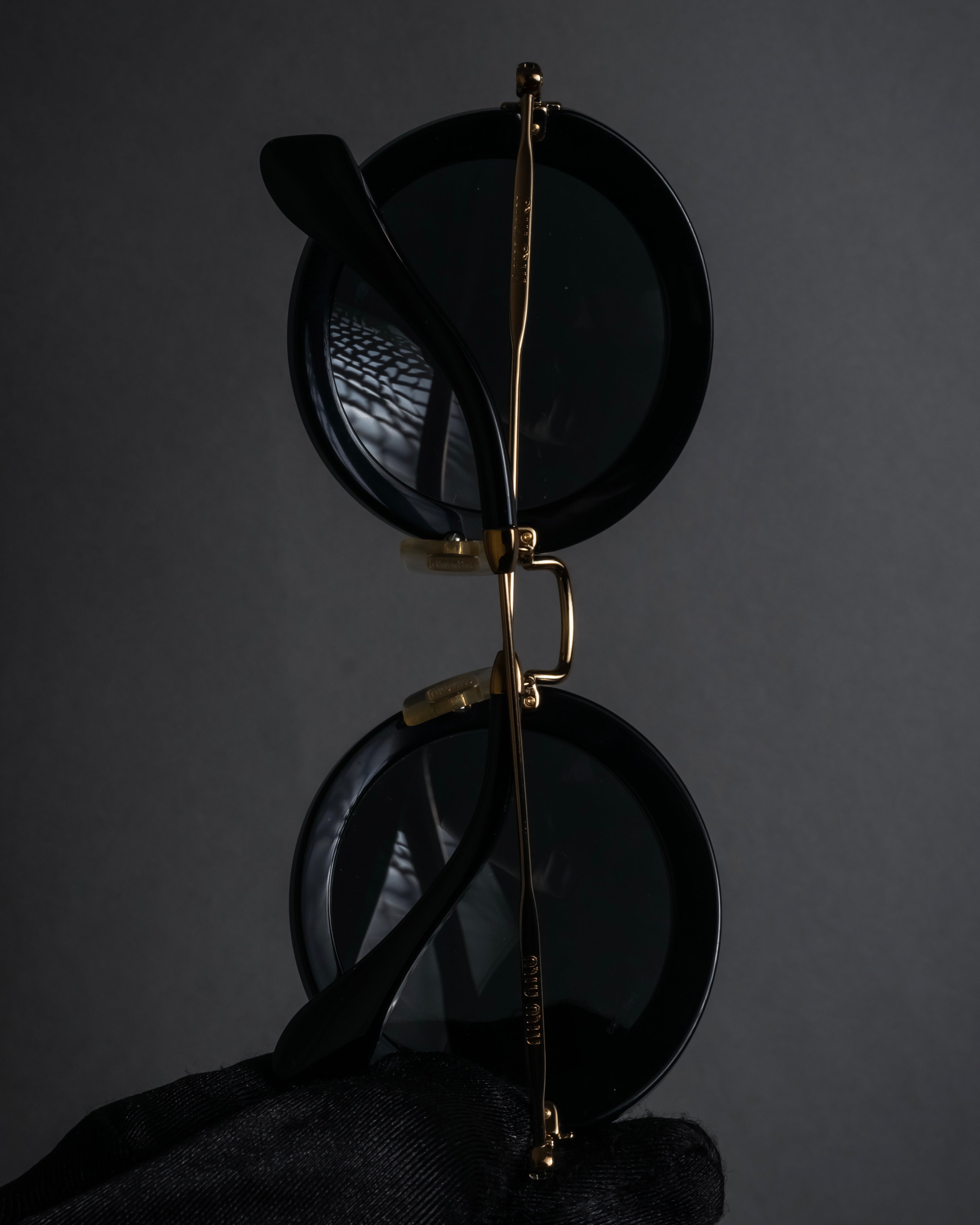 "MIU MIU" Round frame statement sunglasses