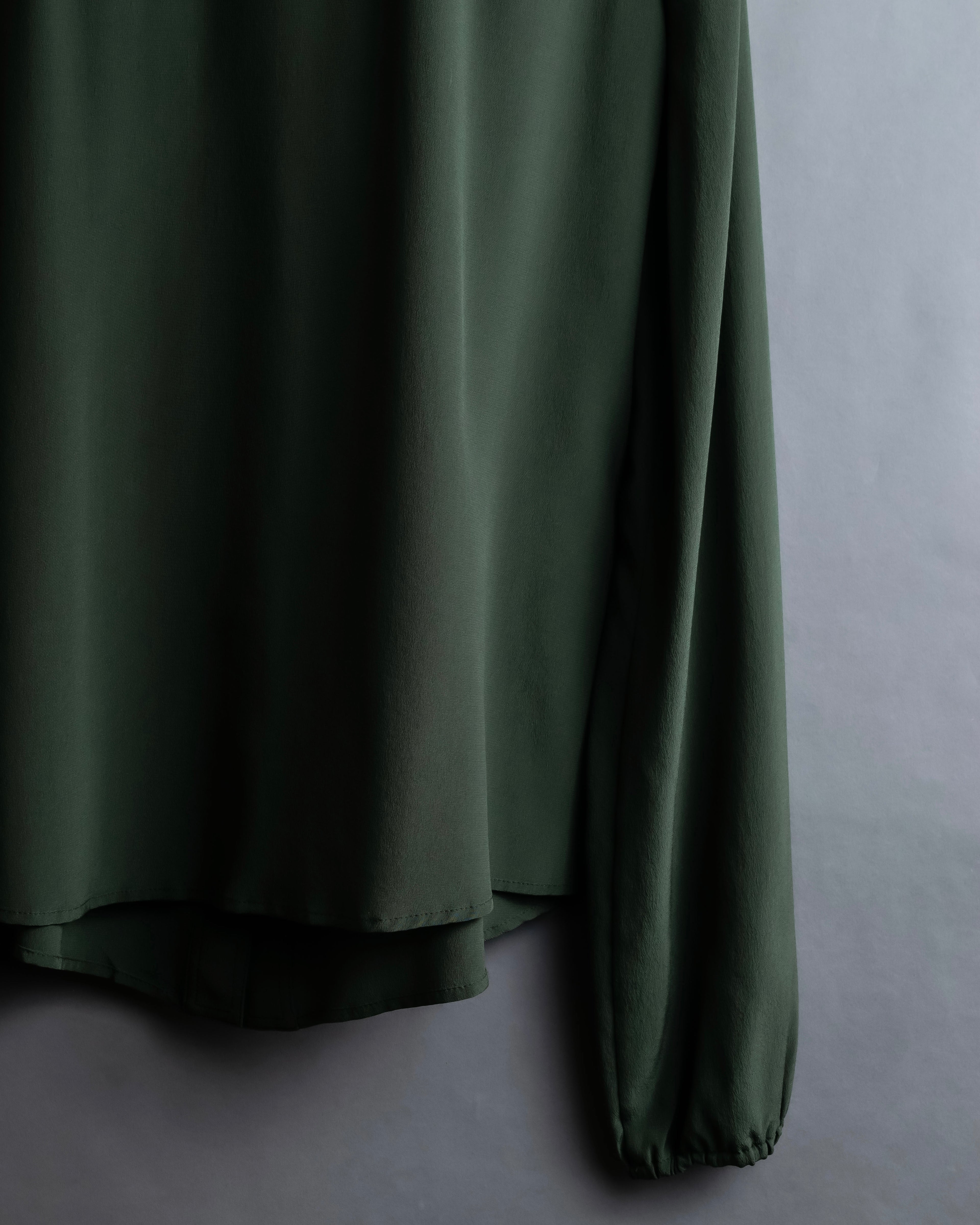 "GUCCI" Tab design bowtie blouse