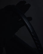 -SPECIAL- "HERMES" 60’s early sandrine box dark blue calf bit bag