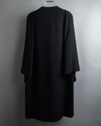"GUCCI" Tom Ford period round neck flying squirrel long coat