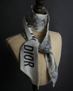 -MOOD Christmas Collection-
"Dior" Maria Grazia Chiuri Toile de Jouy motif silk scarf