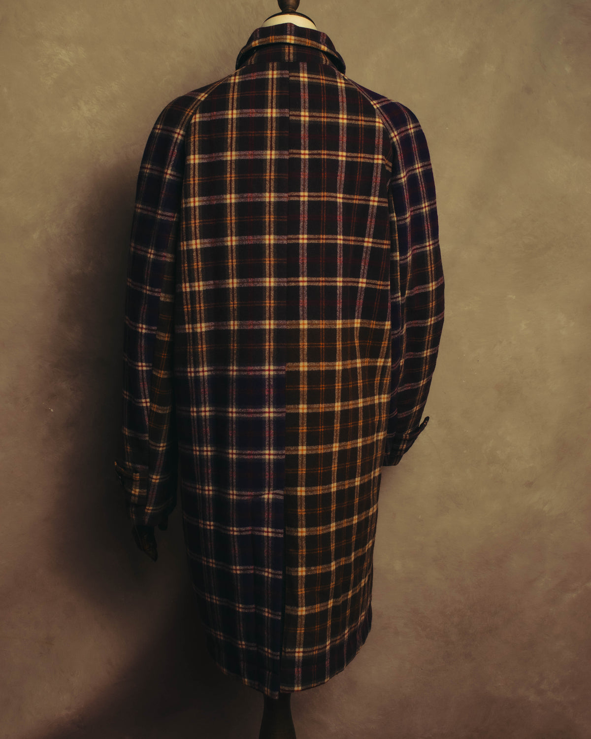 “sacai” 2010's Tartan wool cashmere padded hybrid coat