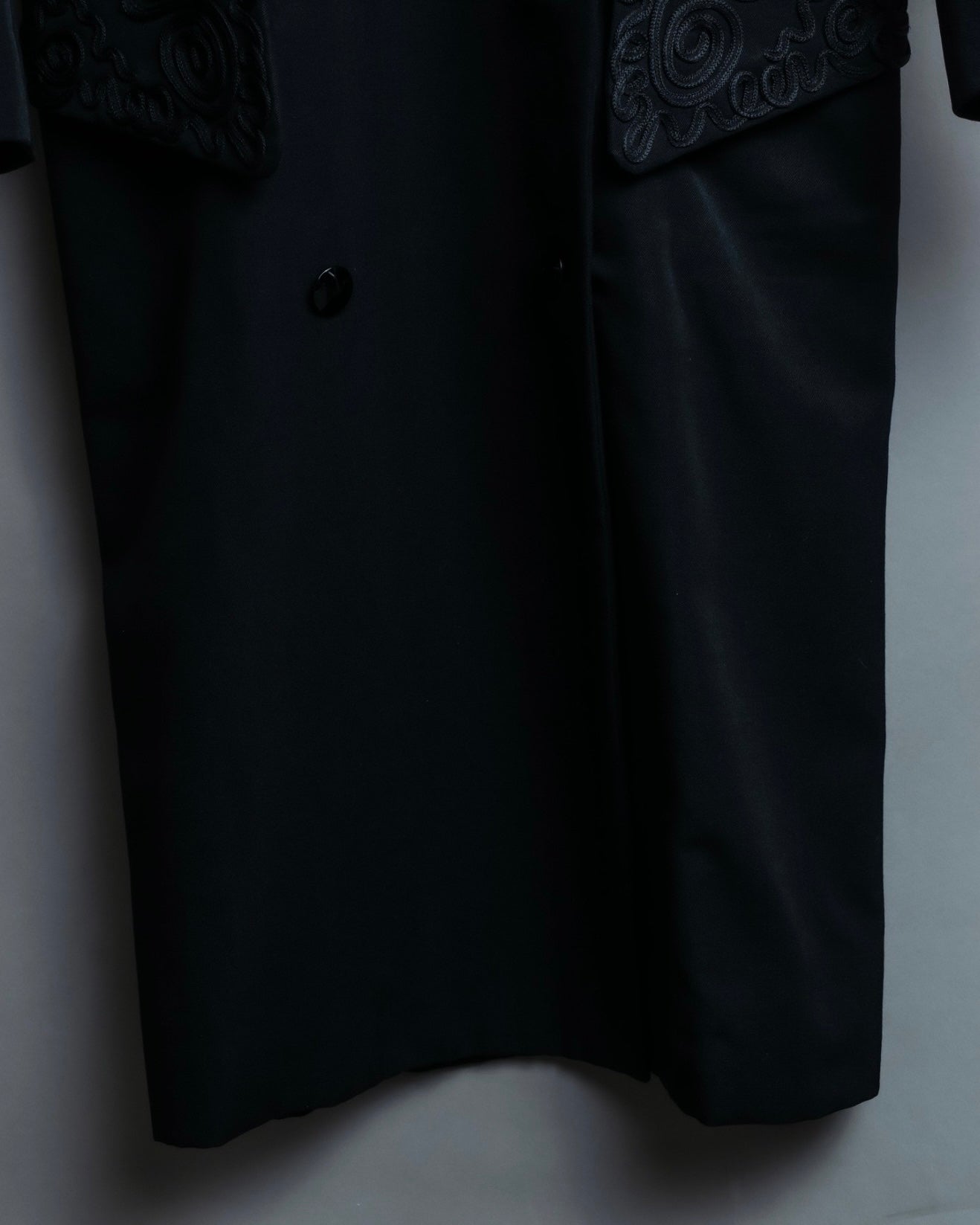 Hiroko Koshino Thin Long Embroidered Coat