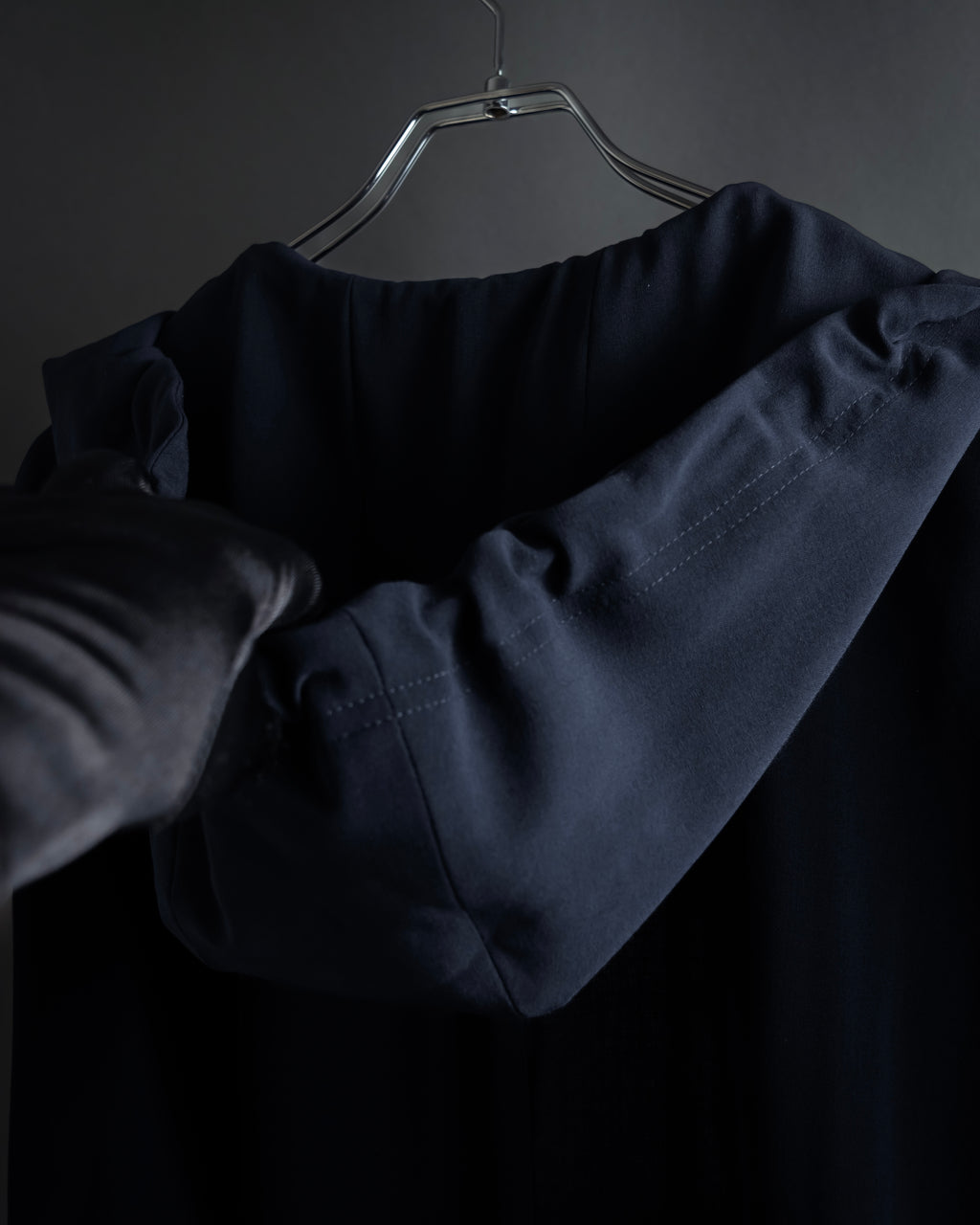 "Max Mara" Draping design hooded coat