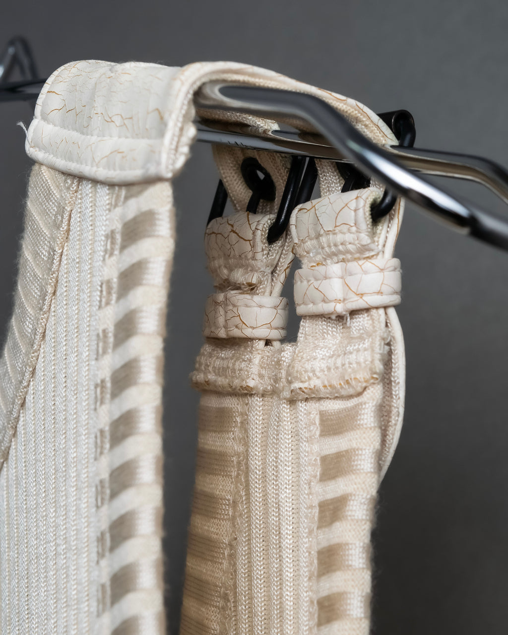 “Jean Paul Gautier” Double belted shoulder designed tank top