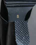 "ISSEY MIYAKE HaaT" Unborn calf shark sole long boots