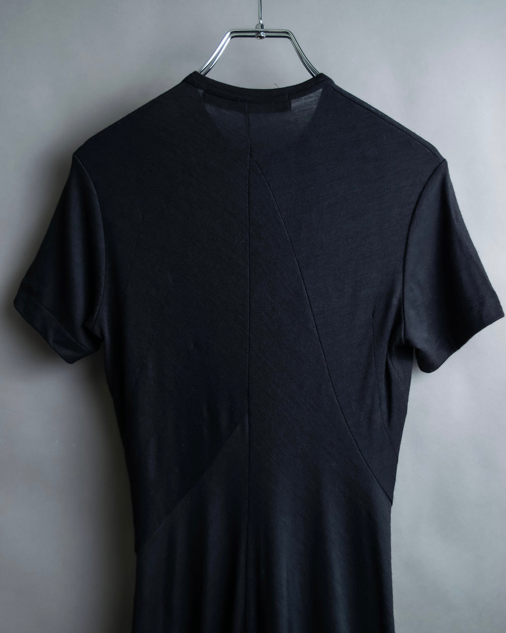 “JUNYA WATANABE” narrow waist  lame designed hem long dress