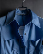 "ALEXANDER WANG" Three-dimensional cut design light blue shirt