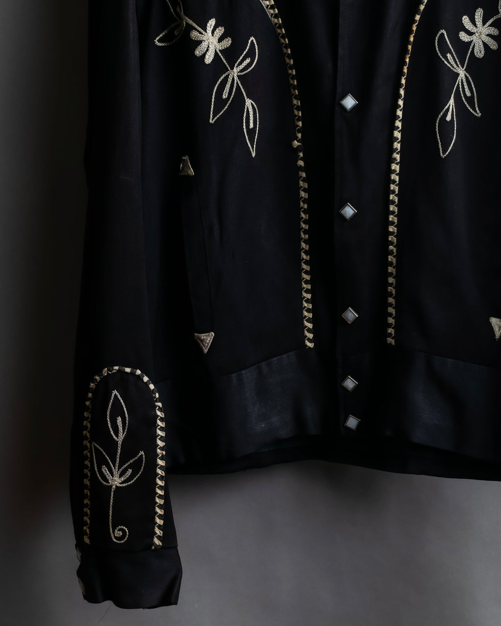 "Vintage Western detail shirt jacket"