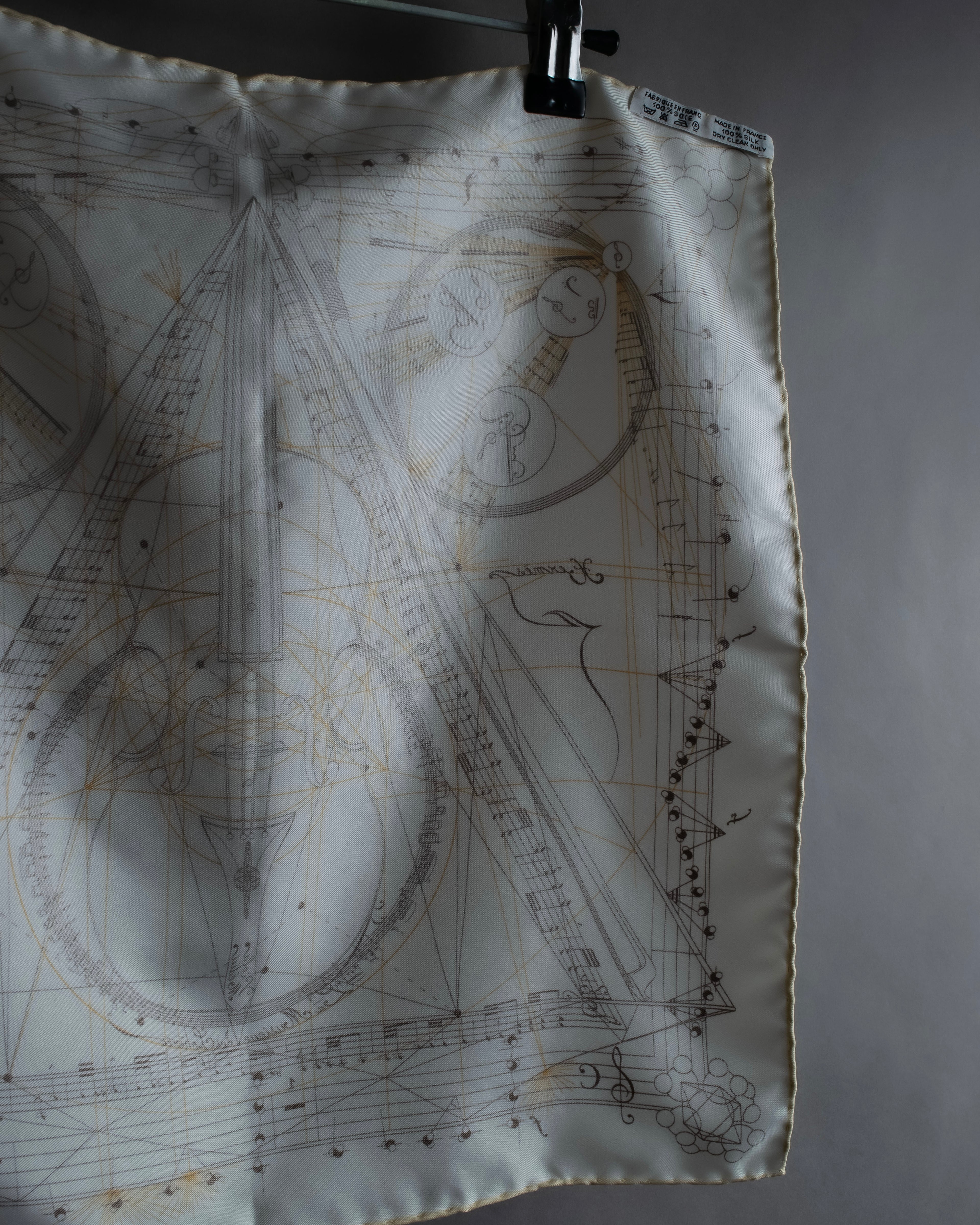 "HERMES" La Musique des Sphères petit carre scarf