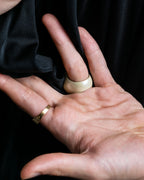 "Christian DIOR" Balloon detail logo design ring