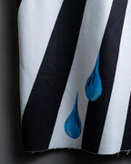 "RAF SIMONS" 14ss Neoprene graphic sleeveless T-shirt