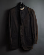 "BURBERRY" Cotton faded tailored jacket