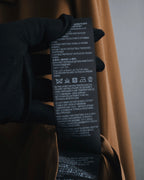 "SAINT LAURENT" 2021AW silk crepe de chine french-cuff shirt