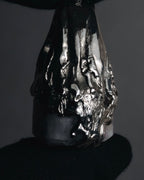 "YVES SAINT LAURENT" 00’s Amethyst stone signet ring