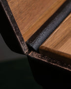 "LOEWE" Logo engraved wooden storage box