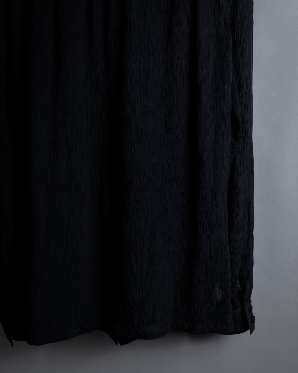 "Christian Dior PRETA PORTER" Compact gathered design crepe fabric blouse