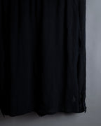 "Christian Dior PRETA PORTER" Compact gathered design crepe fabric blouse