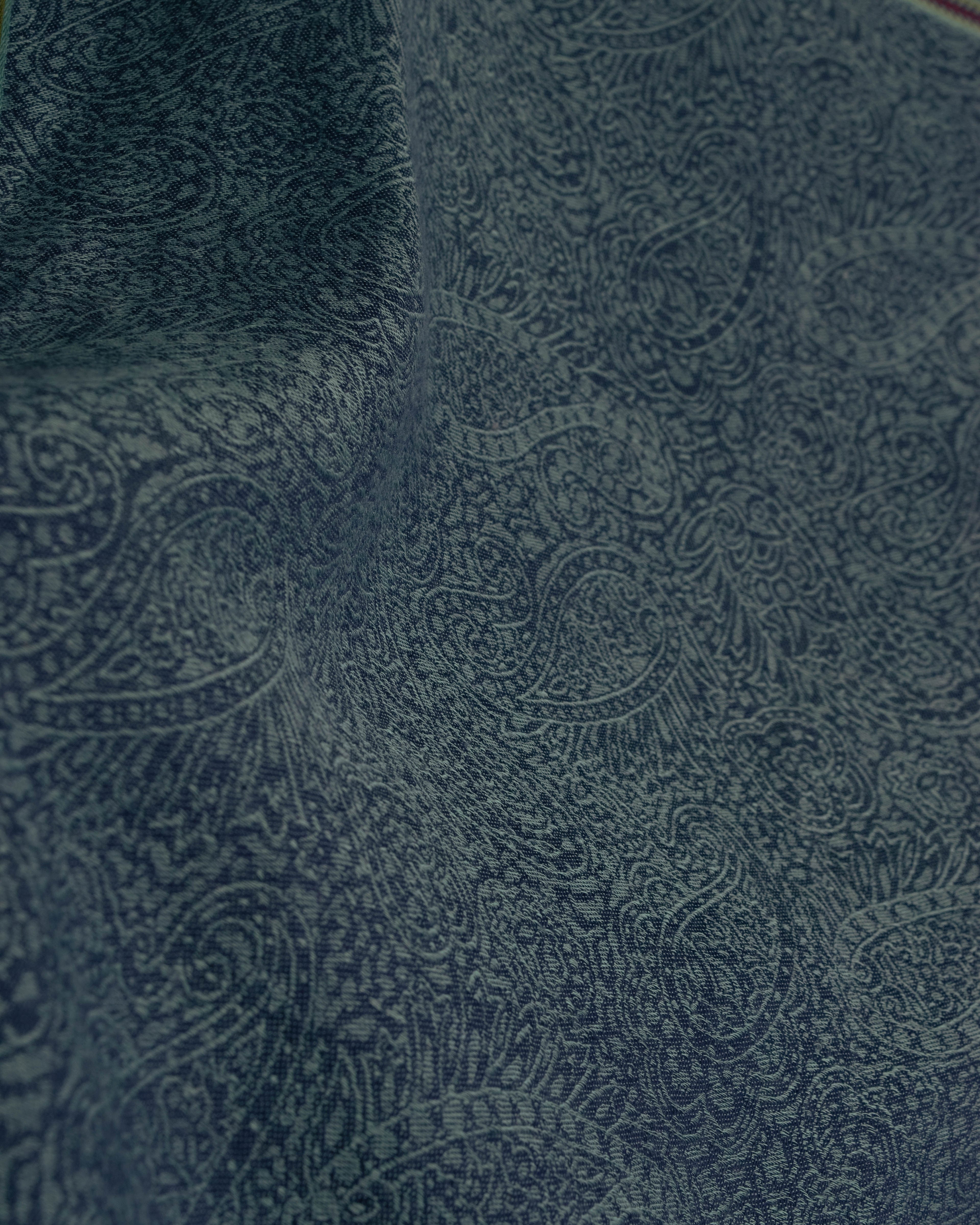 "Yves Saint Laurent" Paisley patterned scarf