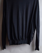 "JIL SANDER" Glitter jacquard V-neck cardigan