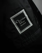 "CHRISTIAN DIOR MONSIEUR" Classical tailored Zegna base satin tuxedo set up