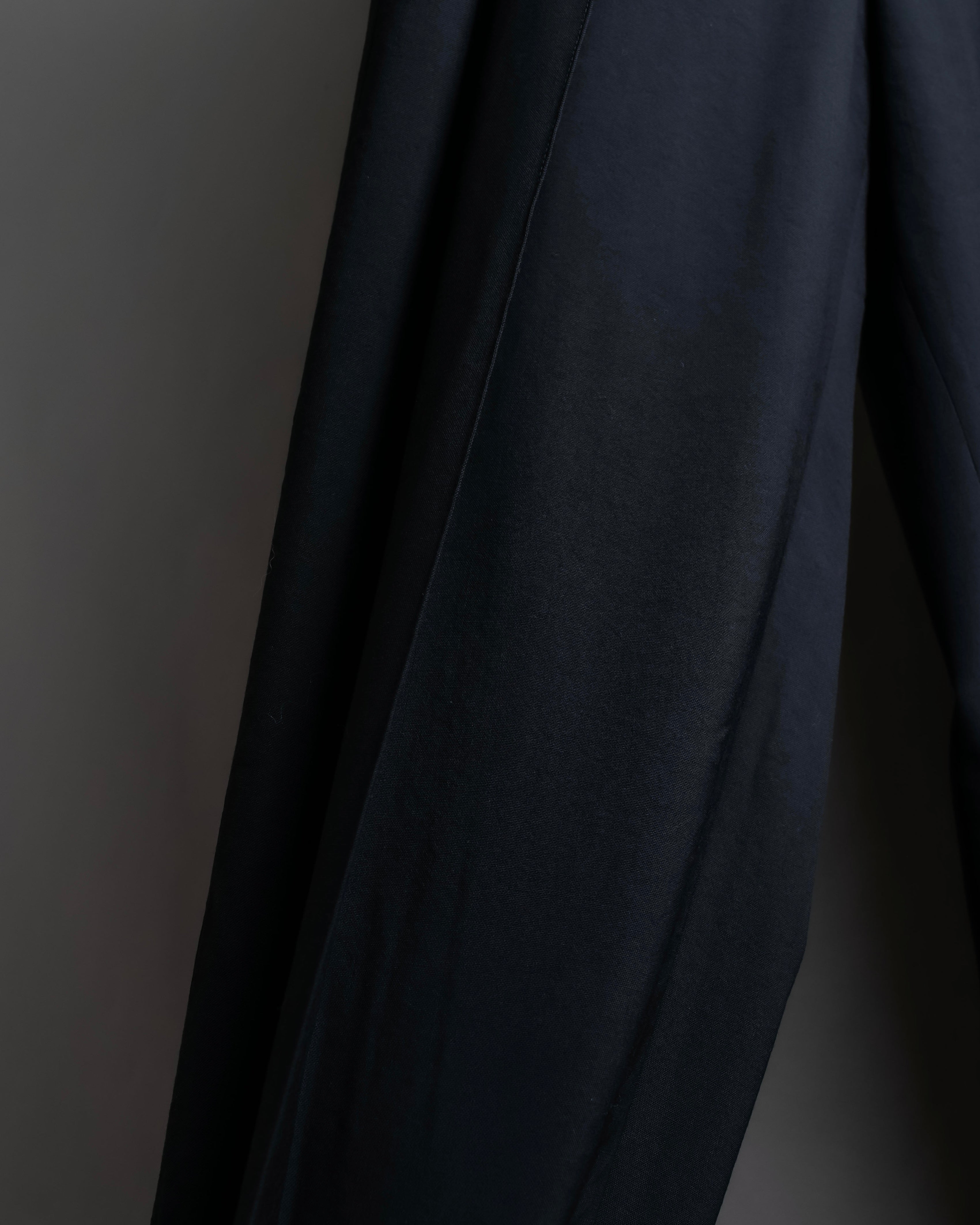 "LOEWE" Deep pleat tapered draped slacks