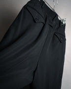 “GAULTIER objet HOMME” 90’s Two tuck wide trousers