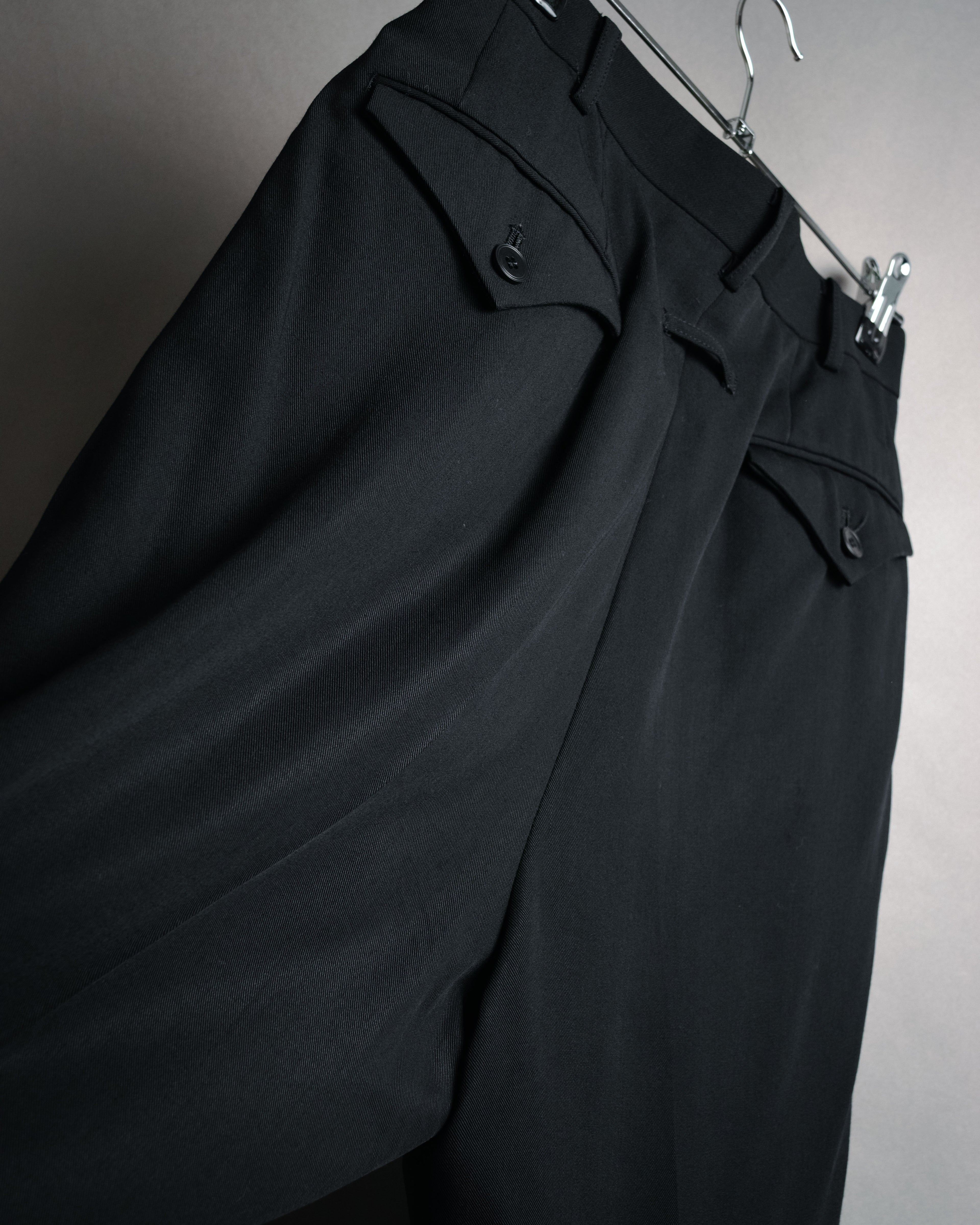 “GAULTIER objet HOMME” 90’s Two tuck wide trousers