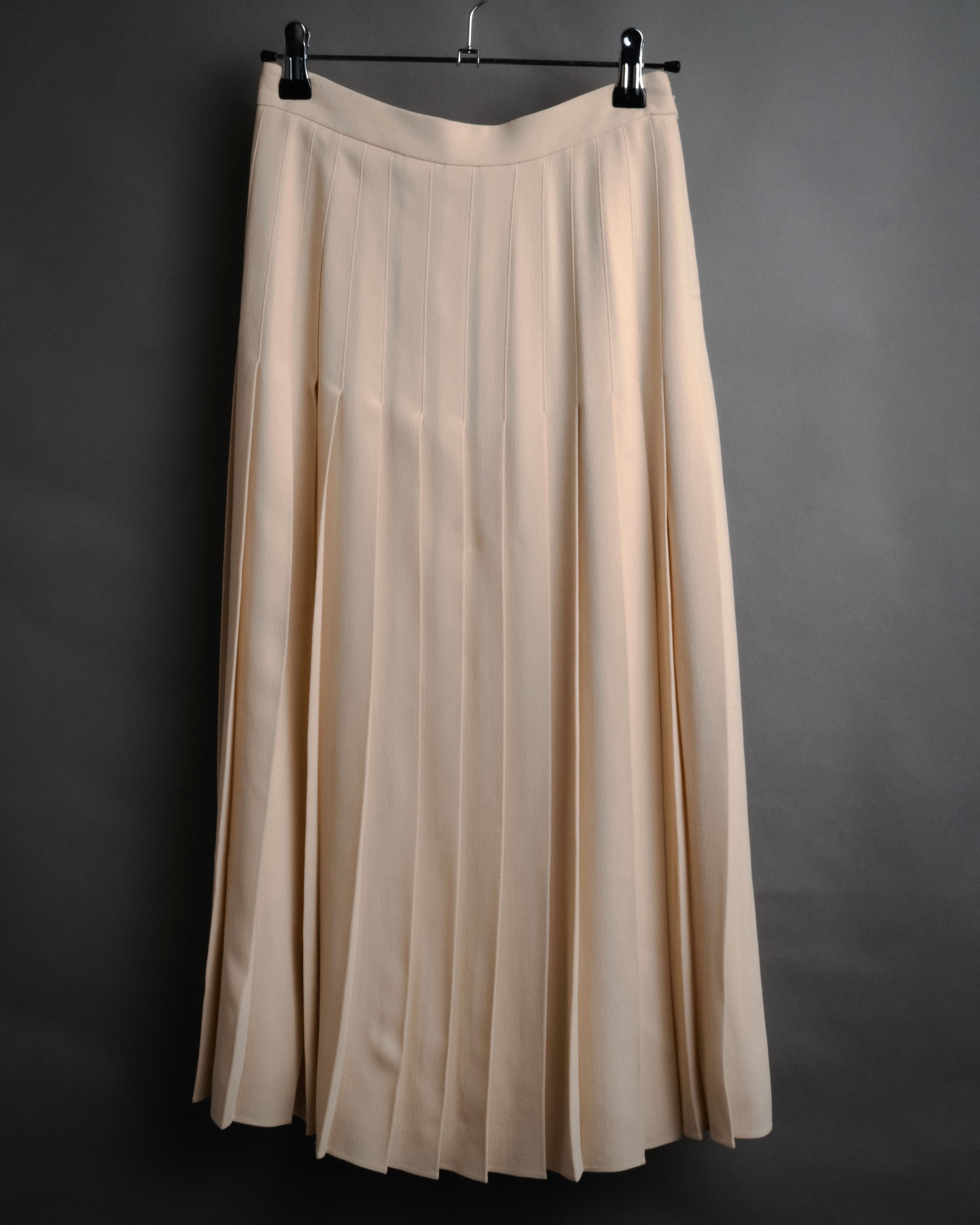 “CELINE” 2019-2023 Minimal pleated skirt