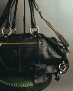 "Valerio Valeriani" 00's-10's Convertible leather Boston bag