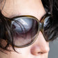 "Ferragamo" Gancini butterfly frame sunglasses