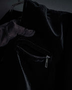 "GIORGIO ARMANI" Velour corduroy double zip up jacket