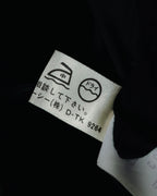 –SPECIAL– "CELINE" 70’s-80’s Classic tweed velvet-collar long coat