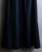 "COMME des GARCONS" Box pleated belted corset skirt