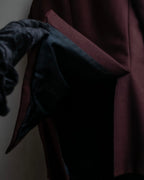 "DRIES VAN NOTTEN" Beautiful burgundy color tailored jacket