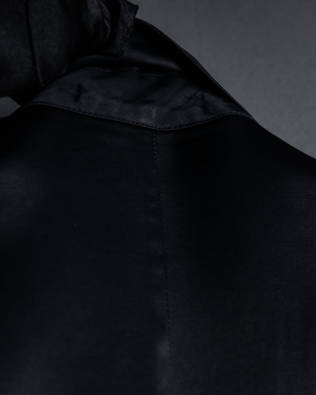 "Yohji Yamamoto +NOIR" 2005SS Rayon draping tailored jacket