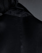 "Yohji Yamamoto +NOIR" 2005SS Rayon draping tailored jacket