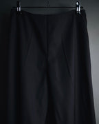 "HERMES" 90’s-00’s Margiela design minimal virgin wool slacks