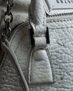 "MAISON MARGIELA" 5AC small white color 2way leather bag